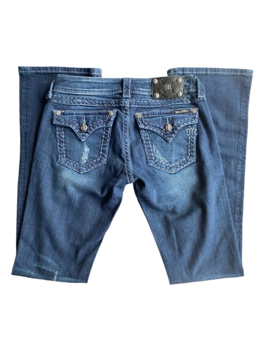 Miss Me Embellished Low Rise Denim Bootcut Jean